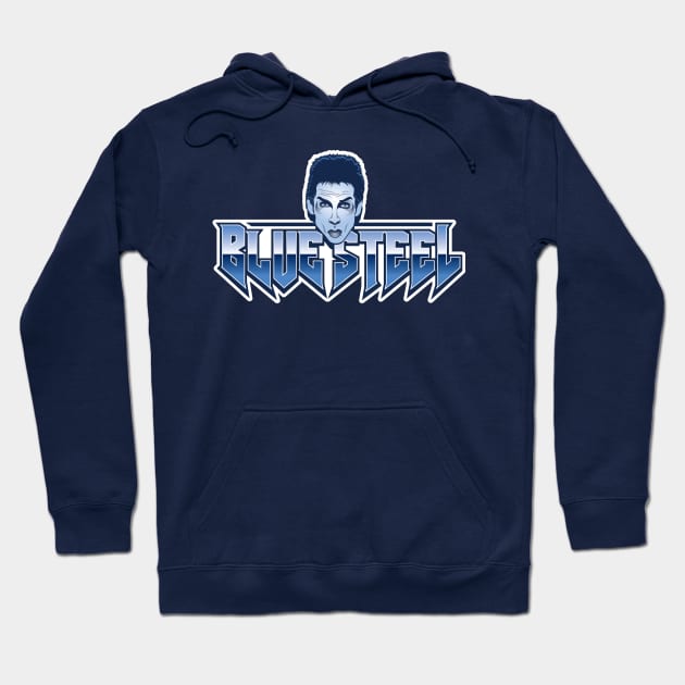 Blue Steel Hoodie by GradyGraphics